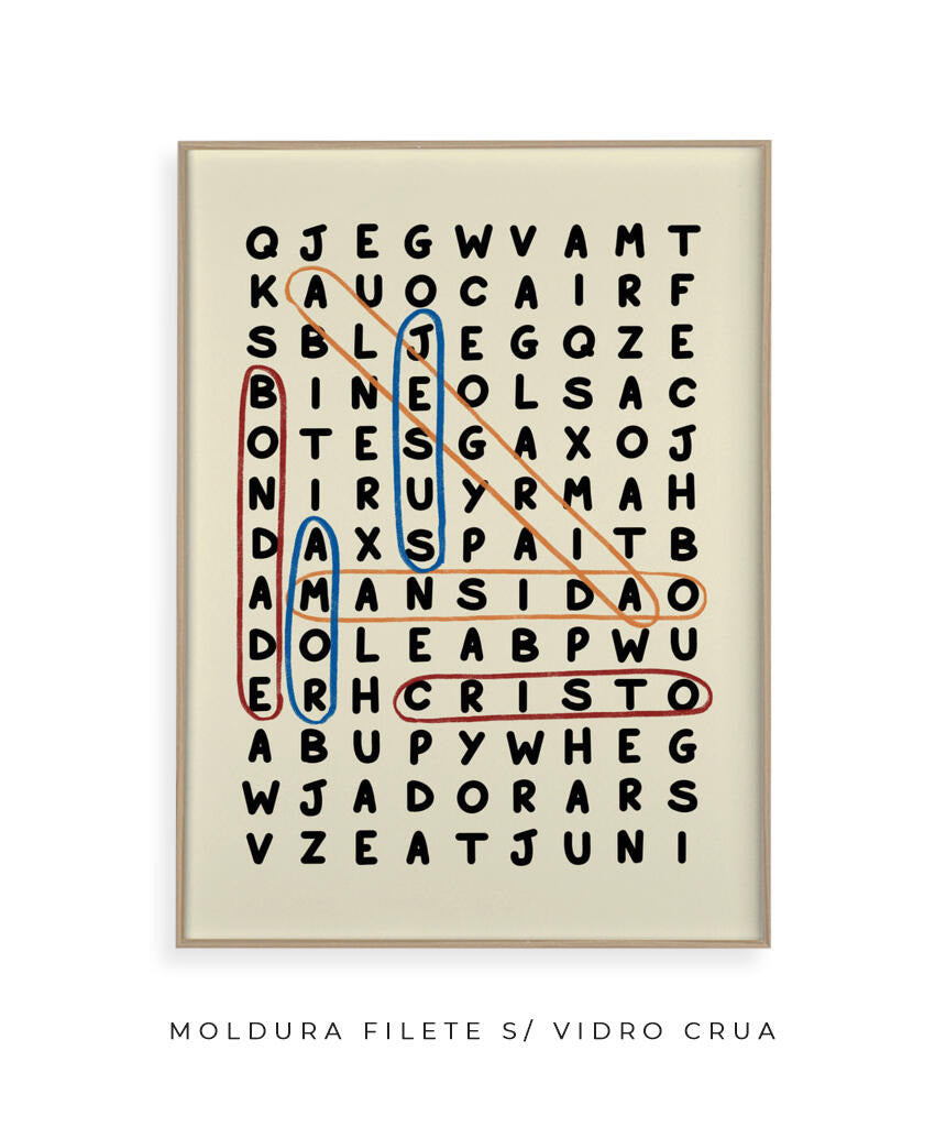 Quadro Caça-Palavras