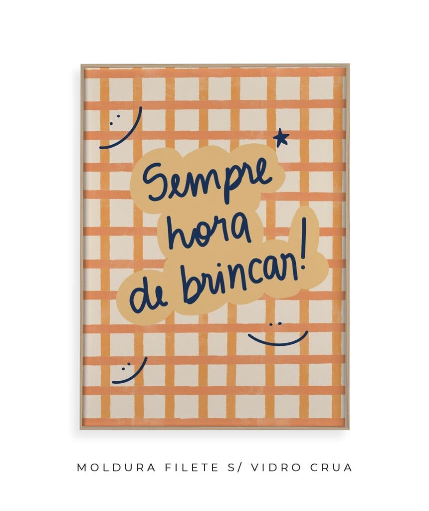 Sempre Hora de Brincar laranja