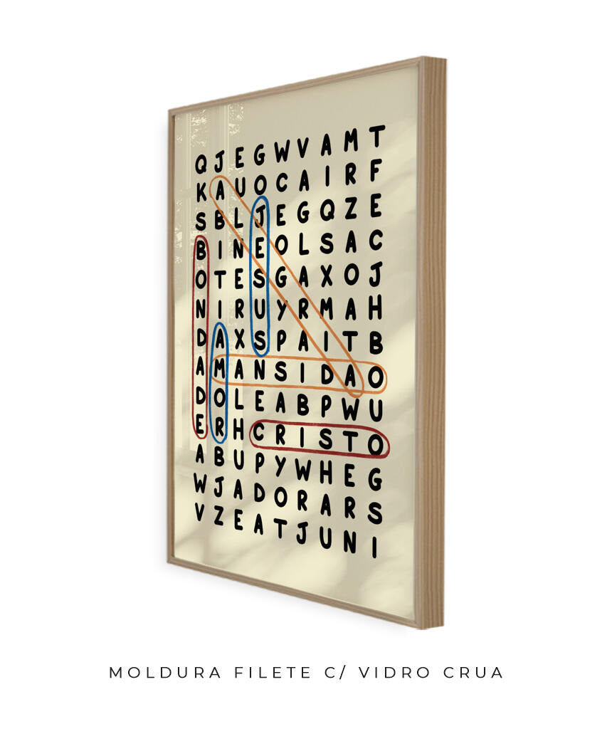 Quadro Caça-Palavras