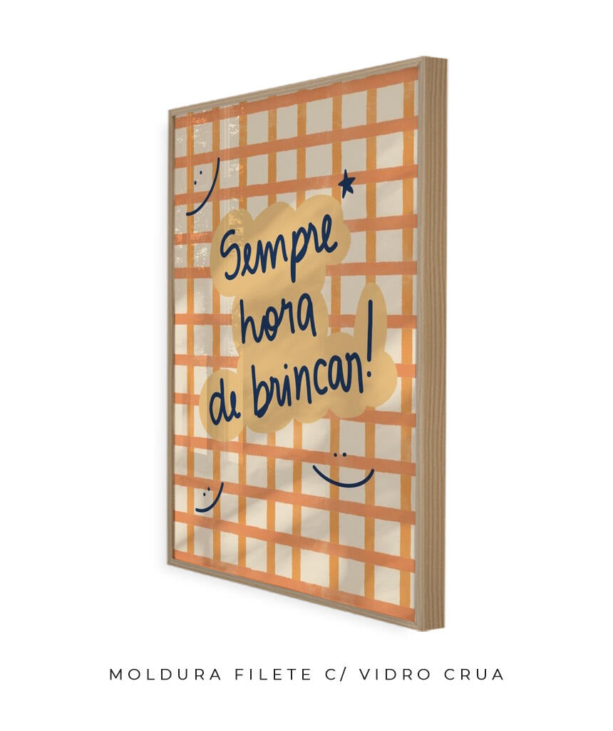 Sempre Hora de Brincar laranja