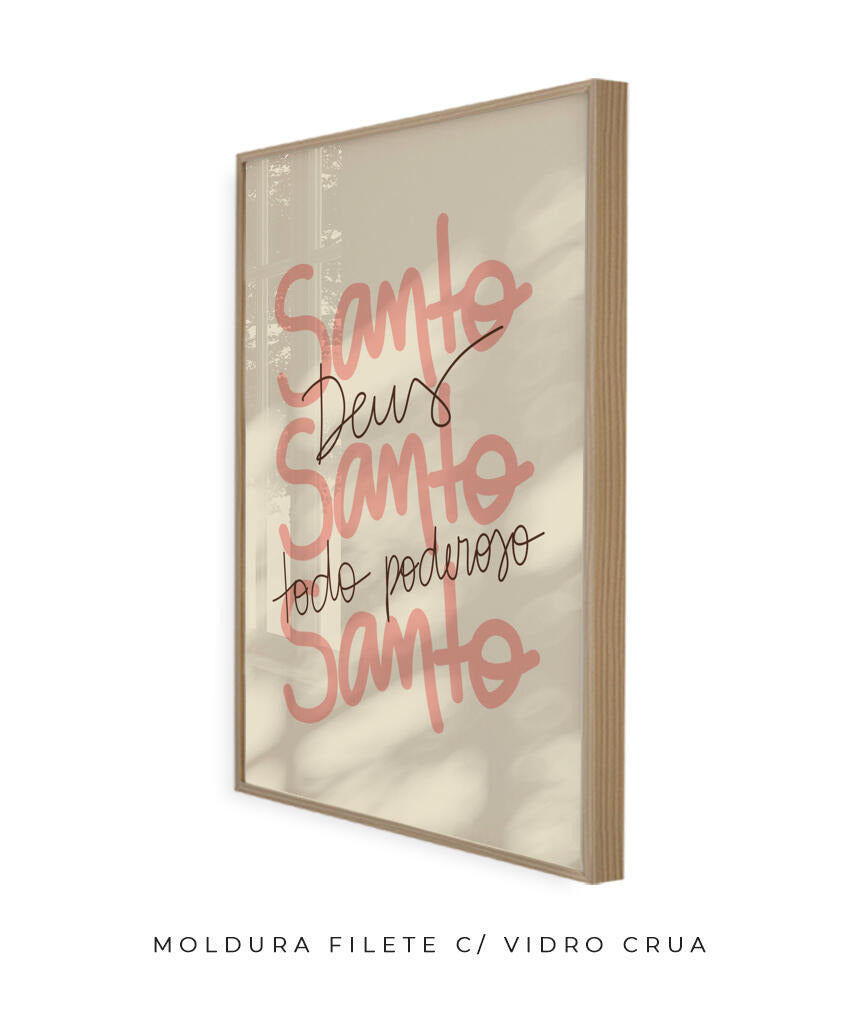 Quadro Santo Santo Santo