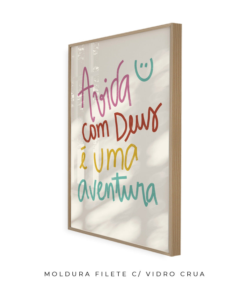 Quadro Vida com Deus