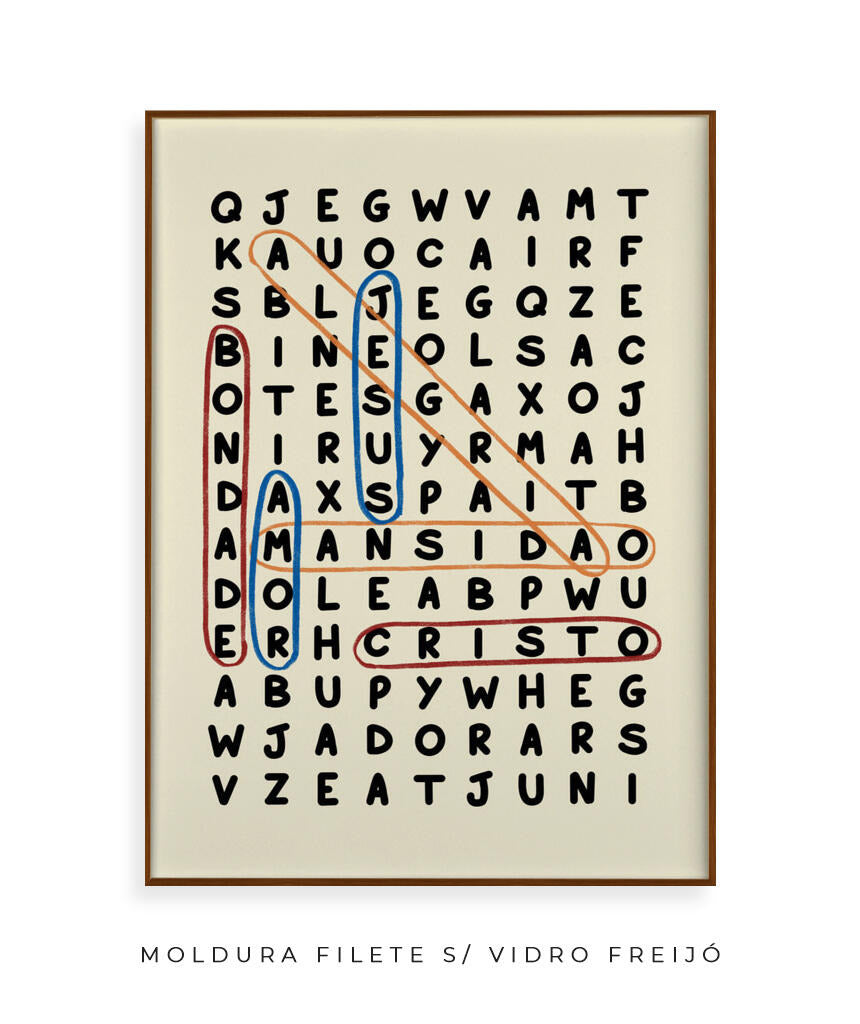 Quadro Caça-Palavras