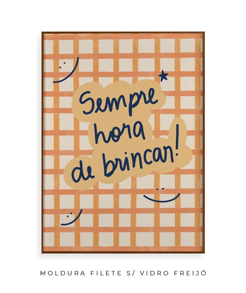 Sempre Hora de Brincar laranja