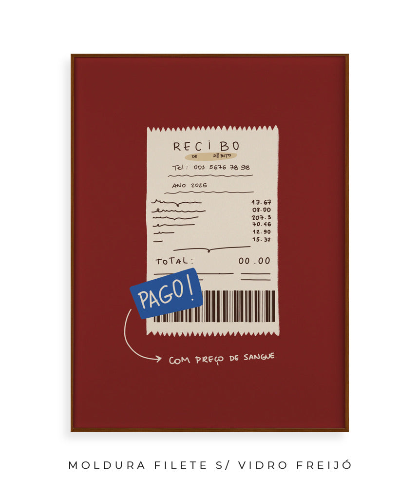 Quadro O Preço foi Pago