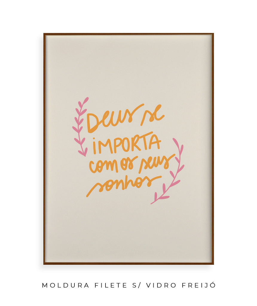 Quadro Deus se Importa