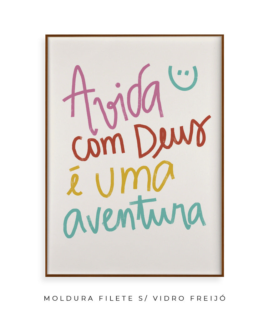 Quadro Vida com Deus