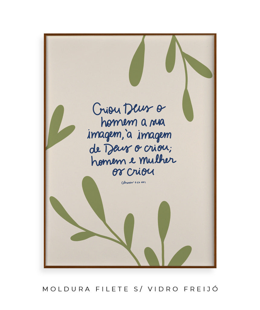 Quadro Gênesis 1:27
