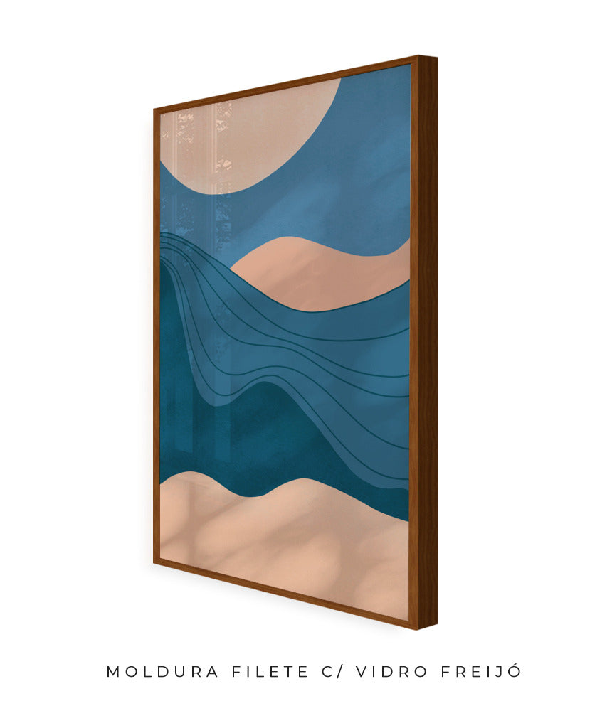 Quadro Linhas e Montes