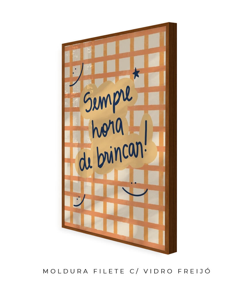 Sempre Hora de Brincar laranja