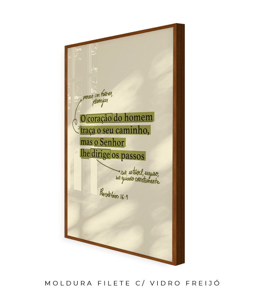 Quadro Provérbios 16:9
