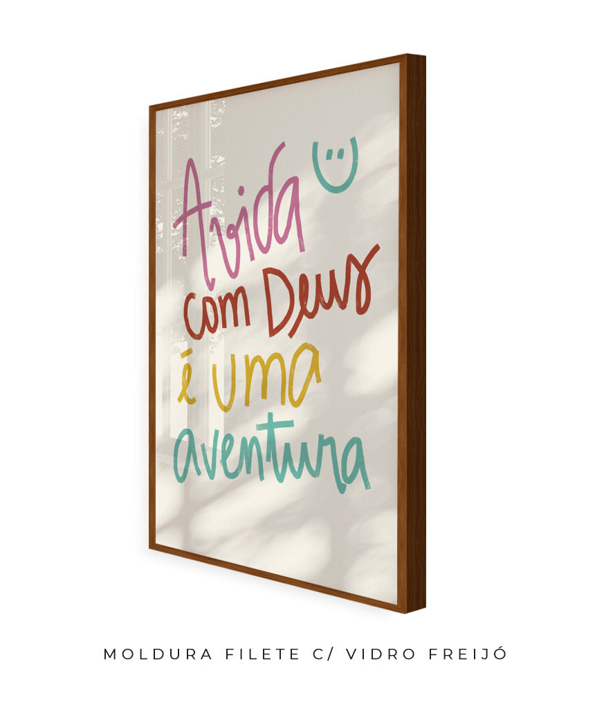 Quadro Vida com Deus