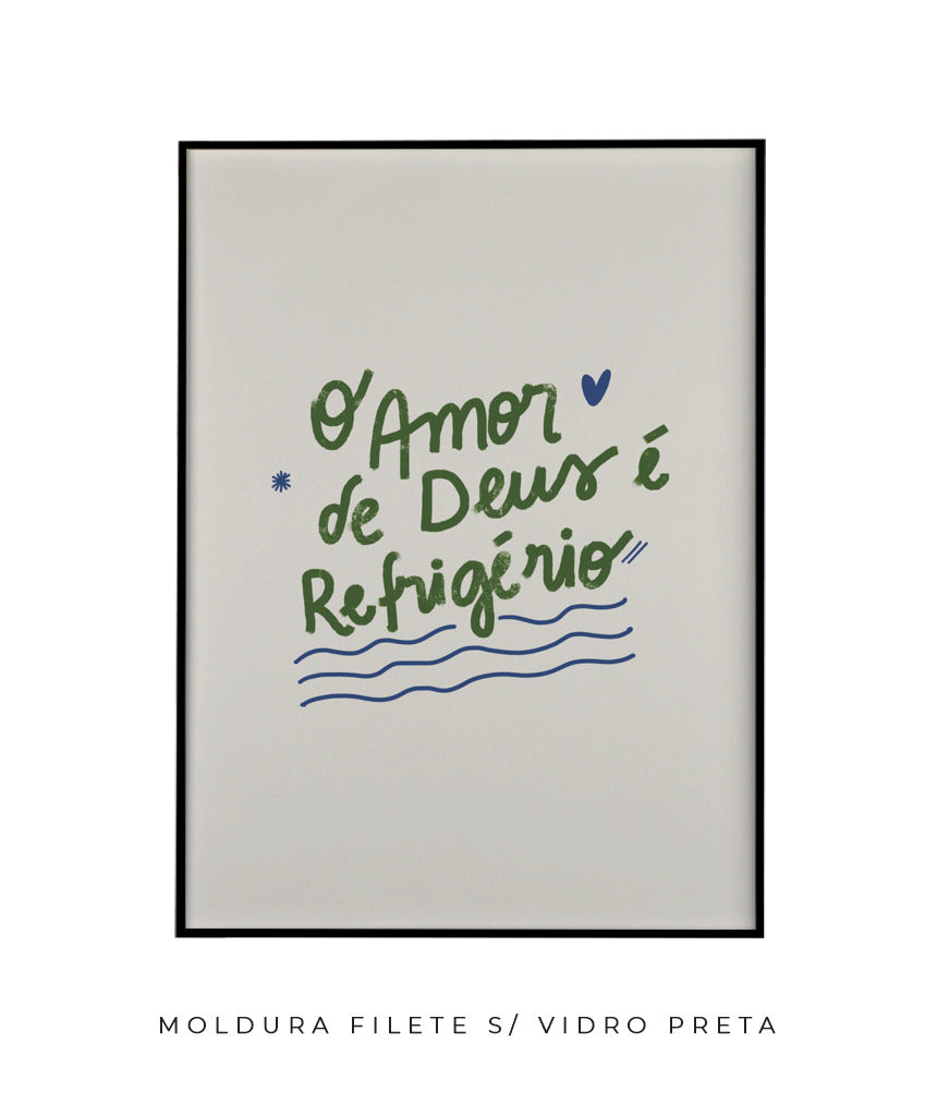 Quadro O Amor de Deus