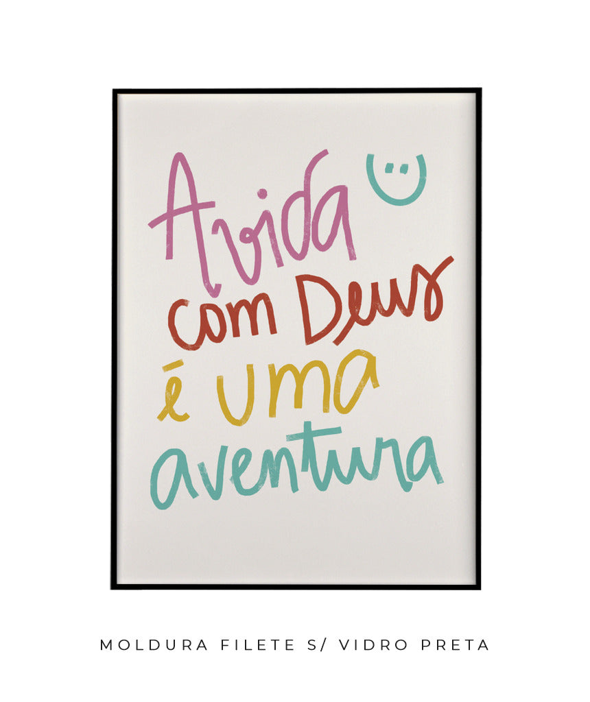Quadro Vida com Deus