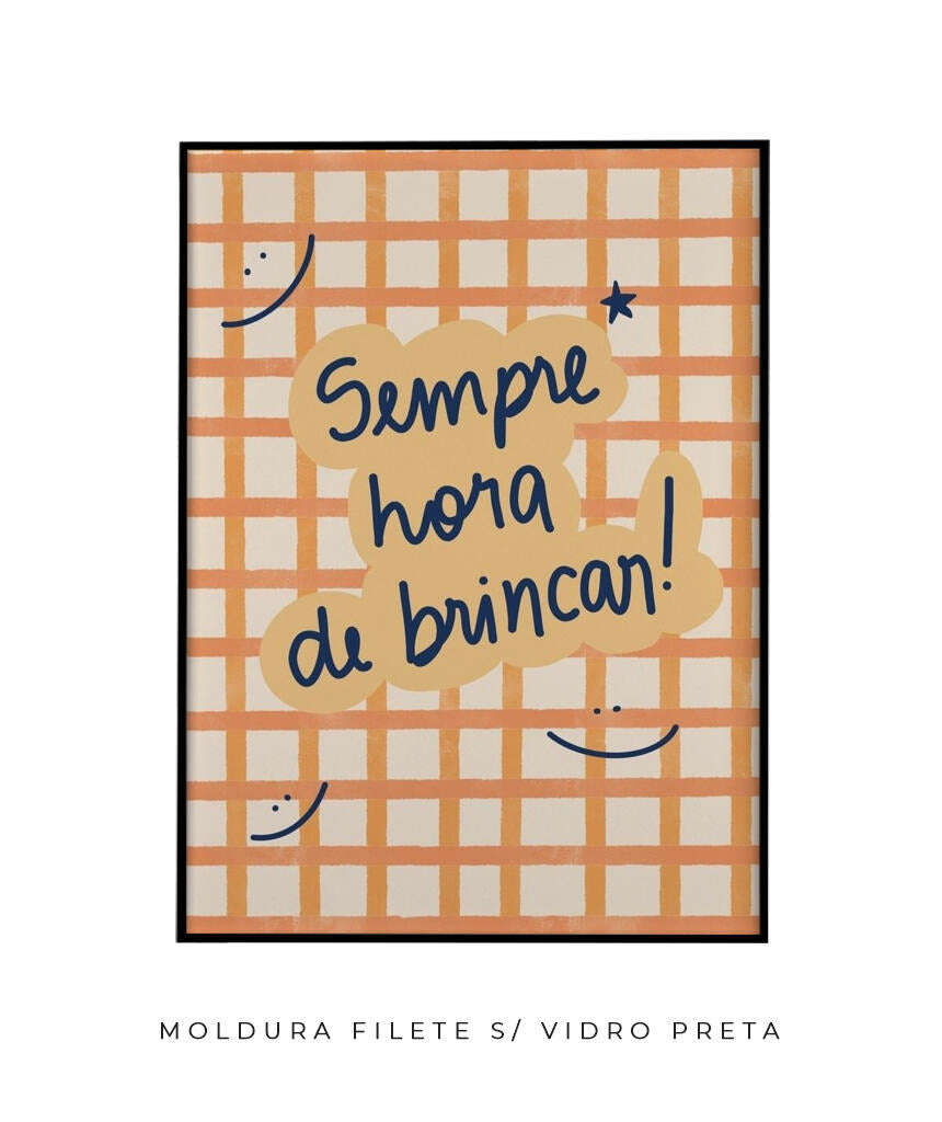 Sempre Hora de Brincar laranja