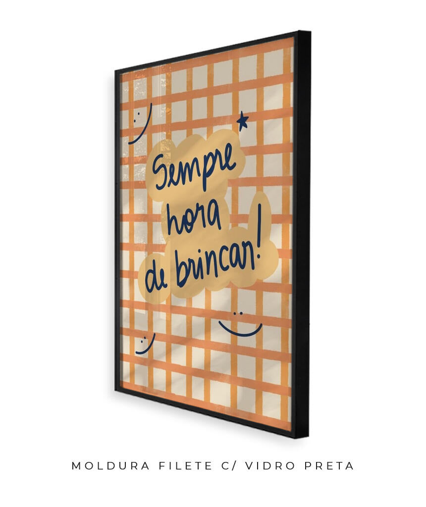 Sempre Hora de Brincar laranja