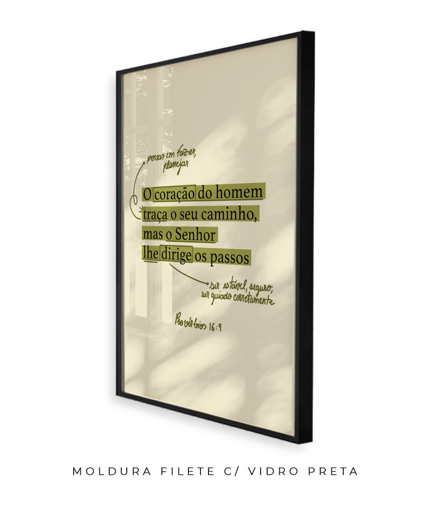 Quadro Provérbios 16:9