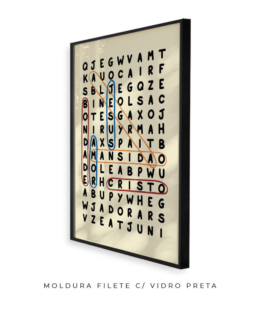 Quadro Caça-Palavras